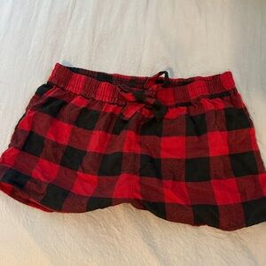 Red & black PJ/boxer shorts